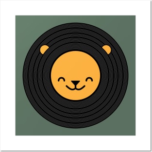 Vinyl Lion Posters and Art